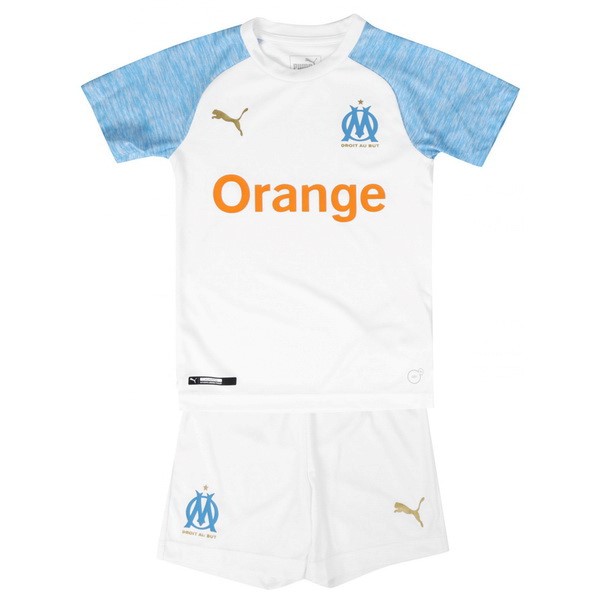 Camiseta Marsella Primera equipación Niños 2018-2019 Blanco